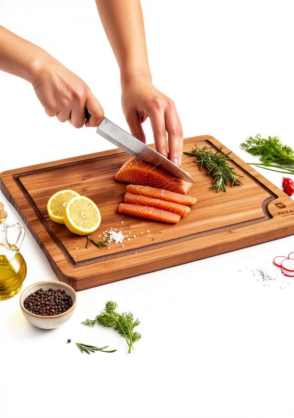 Royal Craft Wood Bamboo Cutting Board Set 3-Piece-6
