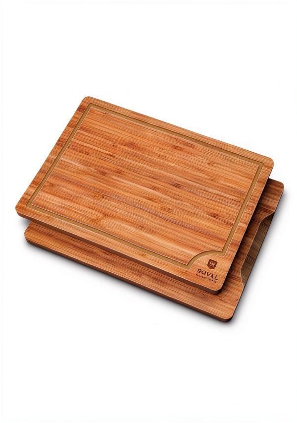 Royal Craft Wood Bamboo Cutting Board Set 3-Piece-1