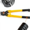 QWORK Wire Rope Cutter Alloy Steel 18 Inch Efficient Cutting-3