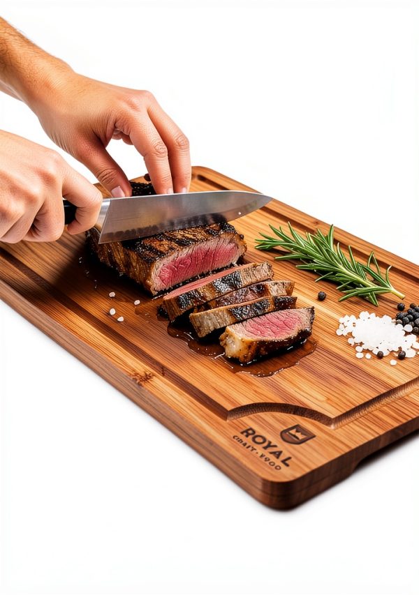 Royal Craft Wood Bamboo Cutting Board Set 3-Piece-4