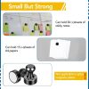 LOVIMAG Refrigerator Magnets Strong Small Round Black-3