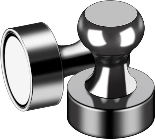 LOVIMAG Refrigerator Magnets Strong Small Round Black-7