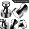 LOVIMAG Black Fridge Magnets Strong Small Round Metal-2