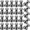 LOVIMAG Refrigerator Magnets Strong Small Round Black-0