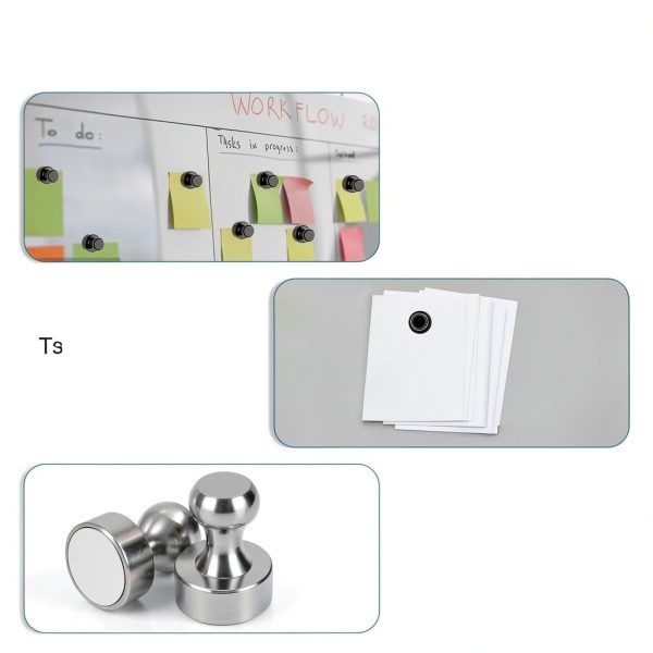 LOVIMAG Black Refrigerator Magnets Strong Small Metal-3