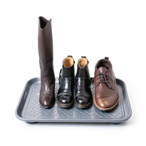 Navaris Gray Shoe Tray Plastic Rectangular-6