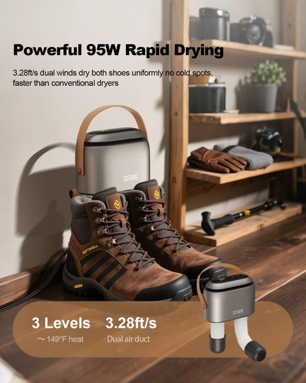 Boot Dryer Bigcase Ultra Portable Dual‑Air Ozone Model DSHJ‑S‑2101-1