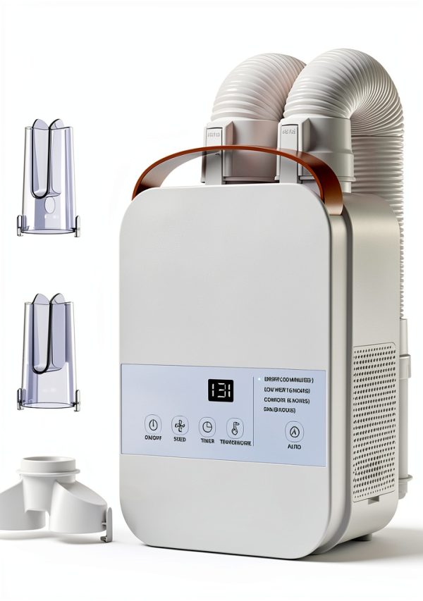 MORFY Bed Warmer Large1000W Light Grey Heater with Shoe Dryer-0