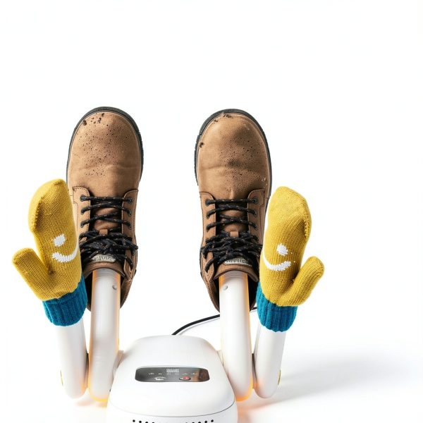 Shoe Dryer QIATAILI Portable UV Sanitizer Dual Zone Boot Dryer-3