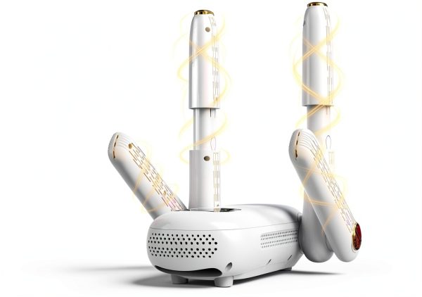 Shoe Dryer QIATAILI Portable UV Sanitizer Dual Zone Boot Dryer-0