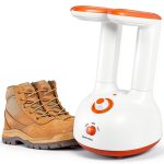 Euphonious Shoe Dryer Adjustable Dual‑Arm Design White Orange-0