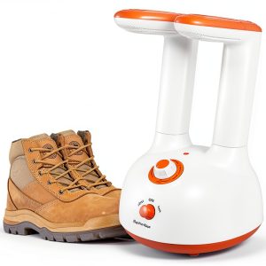 Euphonious Shoe Dryer Adjustable Dual‑Arm Design White Orange-0