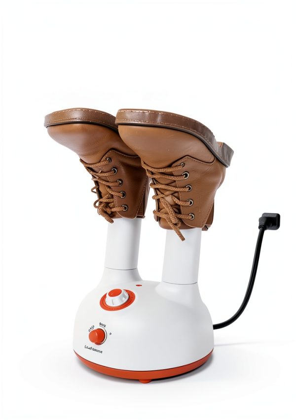 Euphonious Shoe Dryer Adjustable Dual‑Arm Design White Orange-4
