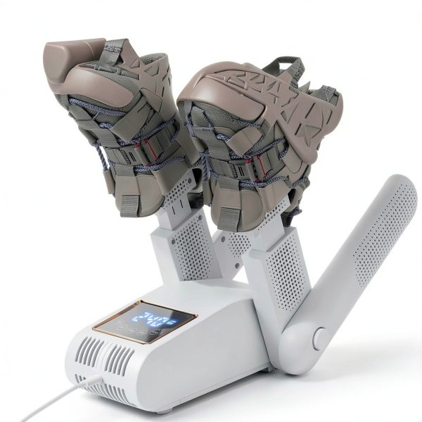 Boot Dryer for Work Boots, Shoe Dryer with Heat Blower, Glove Dryer & Boot Warmer - UV dual light source purification - intelligent timer - white-2