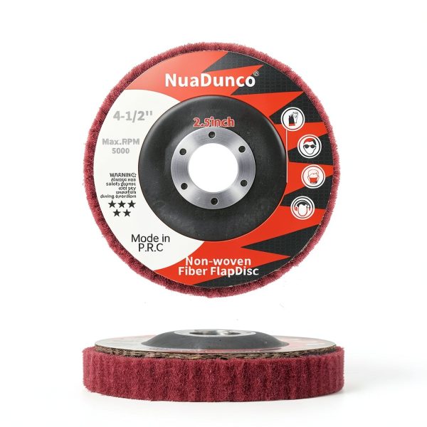 15Pcs 180# 320# 600# Scour Flap Disc 4 1/2 Inch Angle Grinder Attachment for Metal & Wood Scouring Pads Polishing Wheel Sanding Disc Paint Rust Remover-2