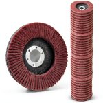 Flap Discs 4.5" Assorted Grit - 40/60/80/120 Aluminum Oxide Grinding-0