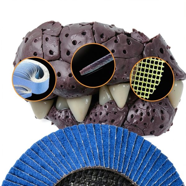 Merryland Flap Disc 5 inch Metal for Angle Grinder, 5inch 40 Grit T29 Flap Wheel 20 Pack, Blue Zirconium Corundum INOX Stainless Steel Iron Universal, Craft-Line FC1108214-20-2