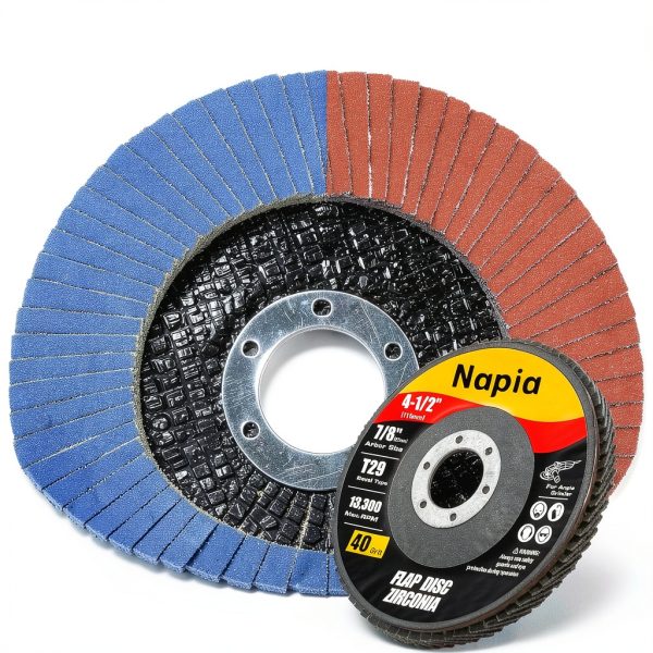 Flap Discs 4 1/2 Angle Grinder Napia 40 Piece Zirconia Set-3