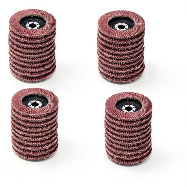 Flap Discs 4.5" Assorted Grit - 40/60/80/120 Aluminum Oxide Grinding-2