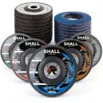 SHALL 24-Pack Flap Disc 4.5" x 7/8" Zirconia Grinding Wheel-0