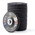 Merryland Flap Disc 5 inch Metal for Angle Grinder, 5inch 40 Grit T29 Flap Wheel 20 Pack, Blue Zirconium Corundum INOX Stainless Steel Iron Universal, Craft-Line FC1108214-20-0
