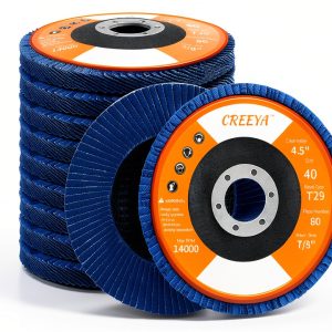 T29 Flap Disc 4 1/2 x 7/8 Inch 40 Grit High Density 80 Flaps 10 Pack-0